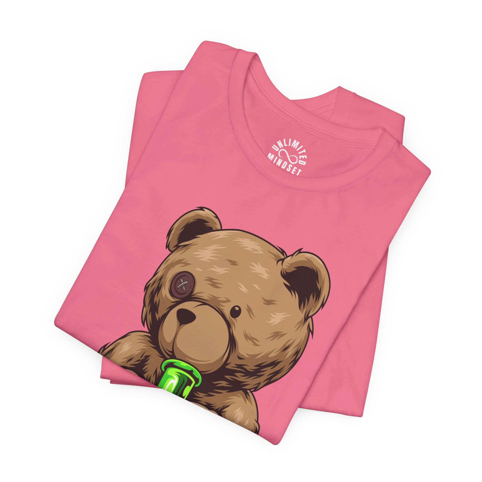 Mindset Bear With Bong T-shirt