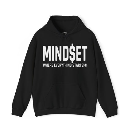 MIND$ET EDITION Hooded Sweatshirts (White Logo)