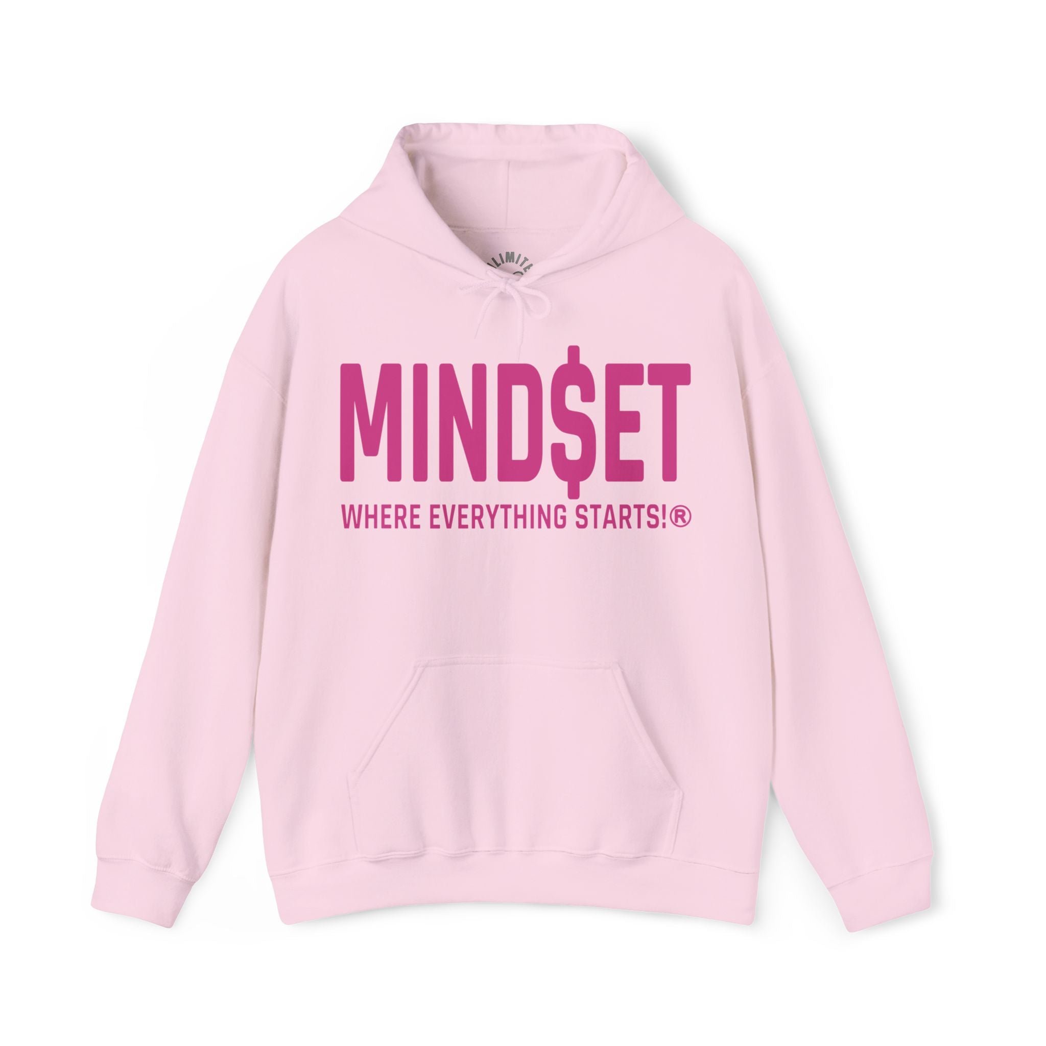 MIND$ET EDITION Hooded Sweatshirts (Hot Pink Logo)