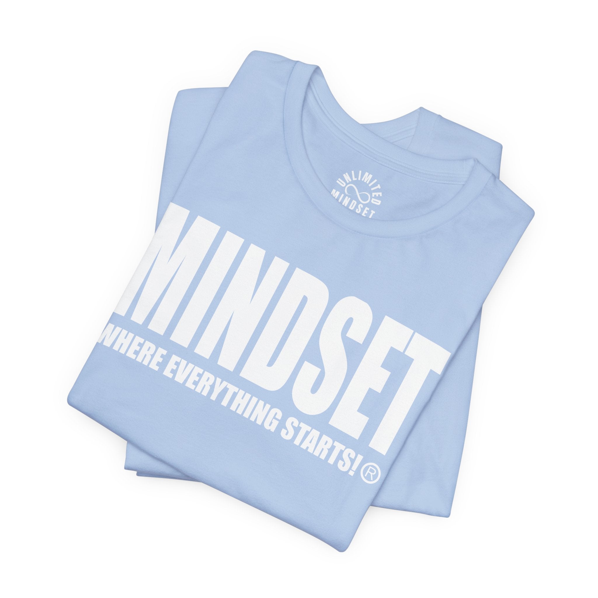 Mindset Trademark T-Shirt (WHITE LOGO)