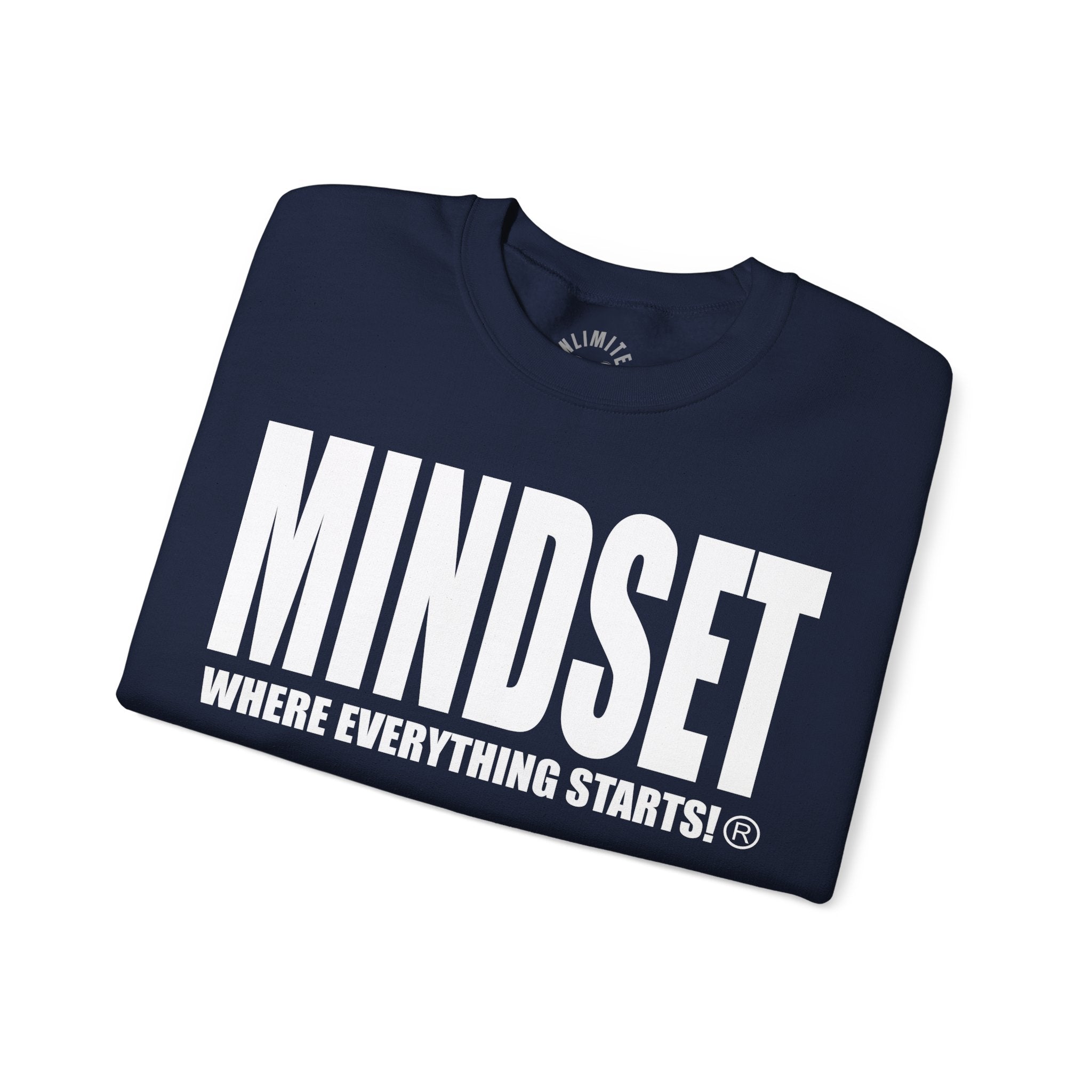 Mindset Crewneck Sweatshirt - White Logo