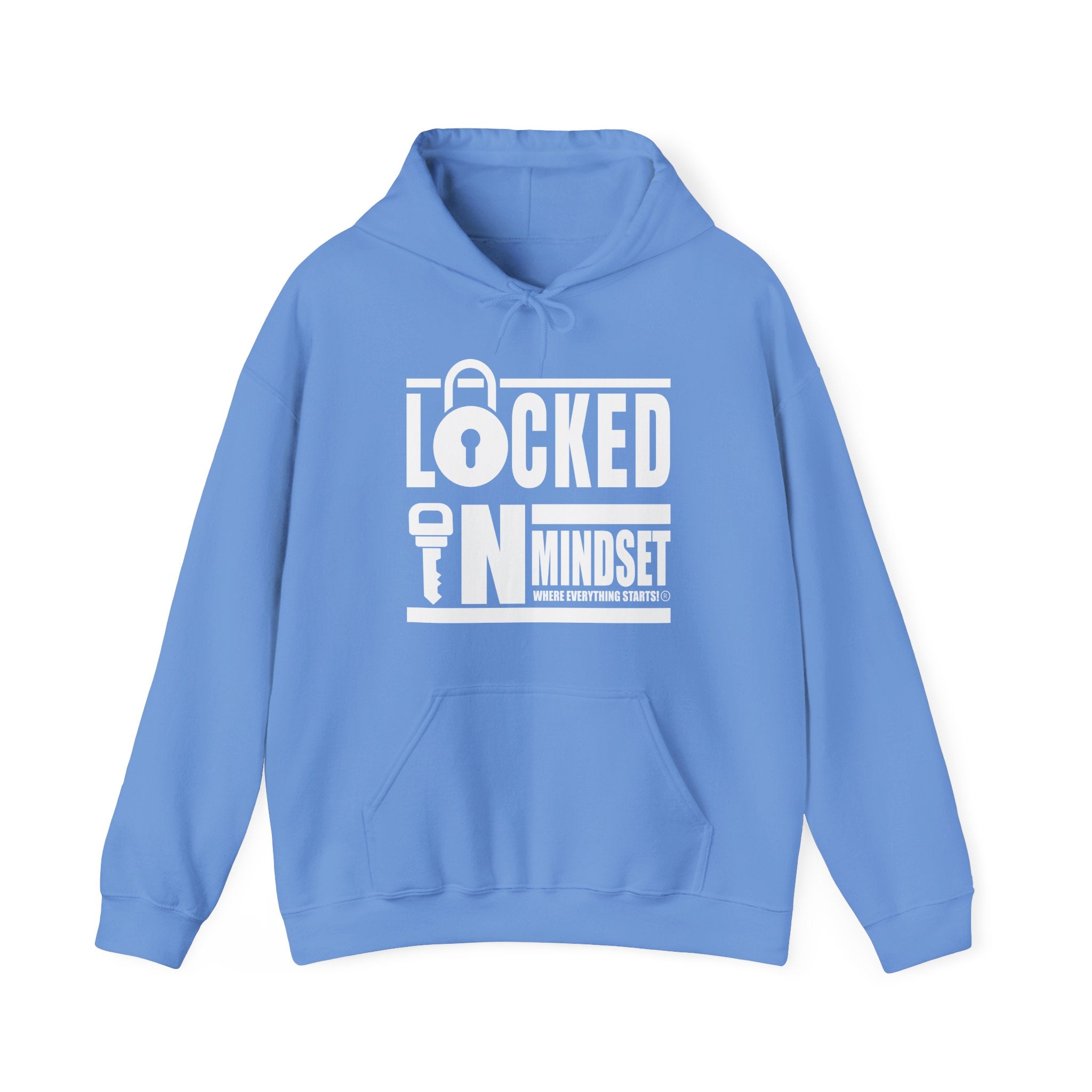 Locked In Mindset Hoodies (White Logo)