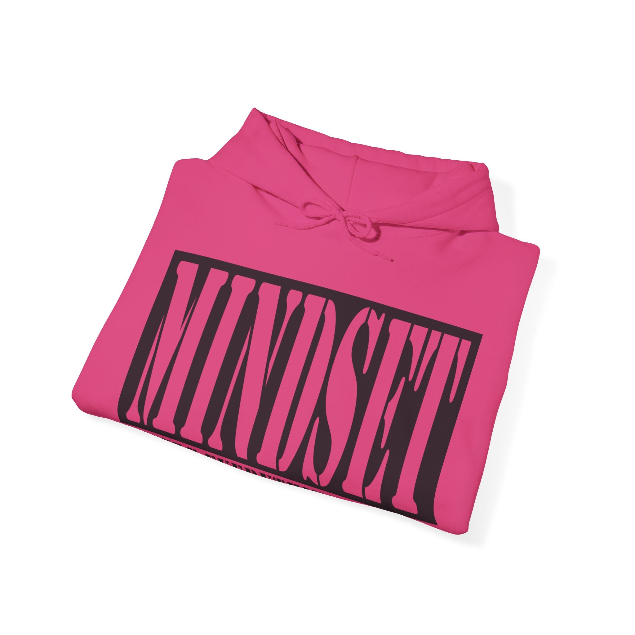 Mindset Stencil Black Logo Hoodies