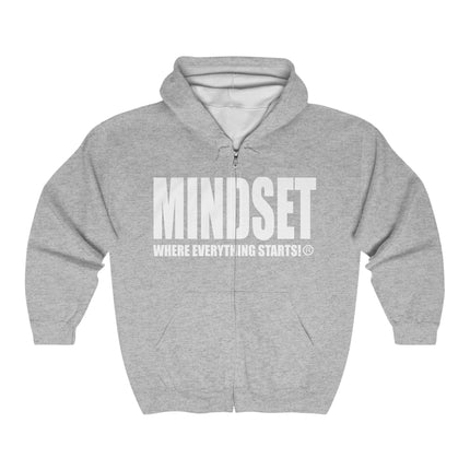 Mindset's Heavy Blend Zip-Up Hooded Sweatshirt