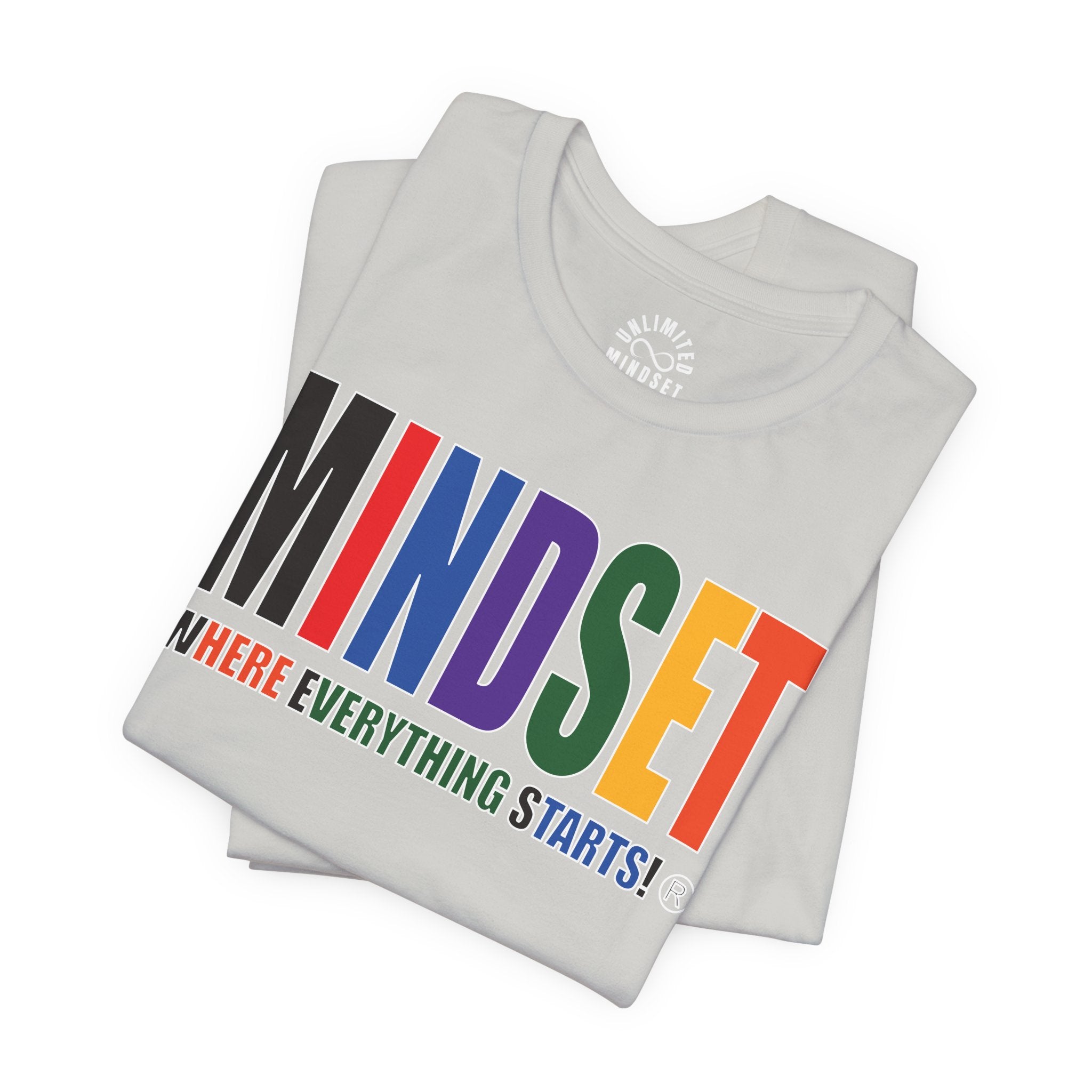 Mindset Official Trademark T-shirt (MULTICOLOR LOGO 2)