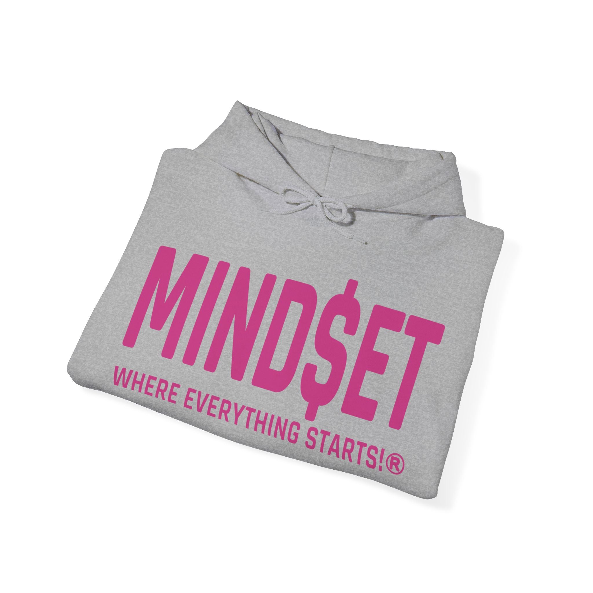 MIND$ET EDITION Hooded Sweatshirts (Hot Pink Logo)