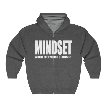 Mindset's Heavy Blend Zip-Up Hooded Sweatshirt