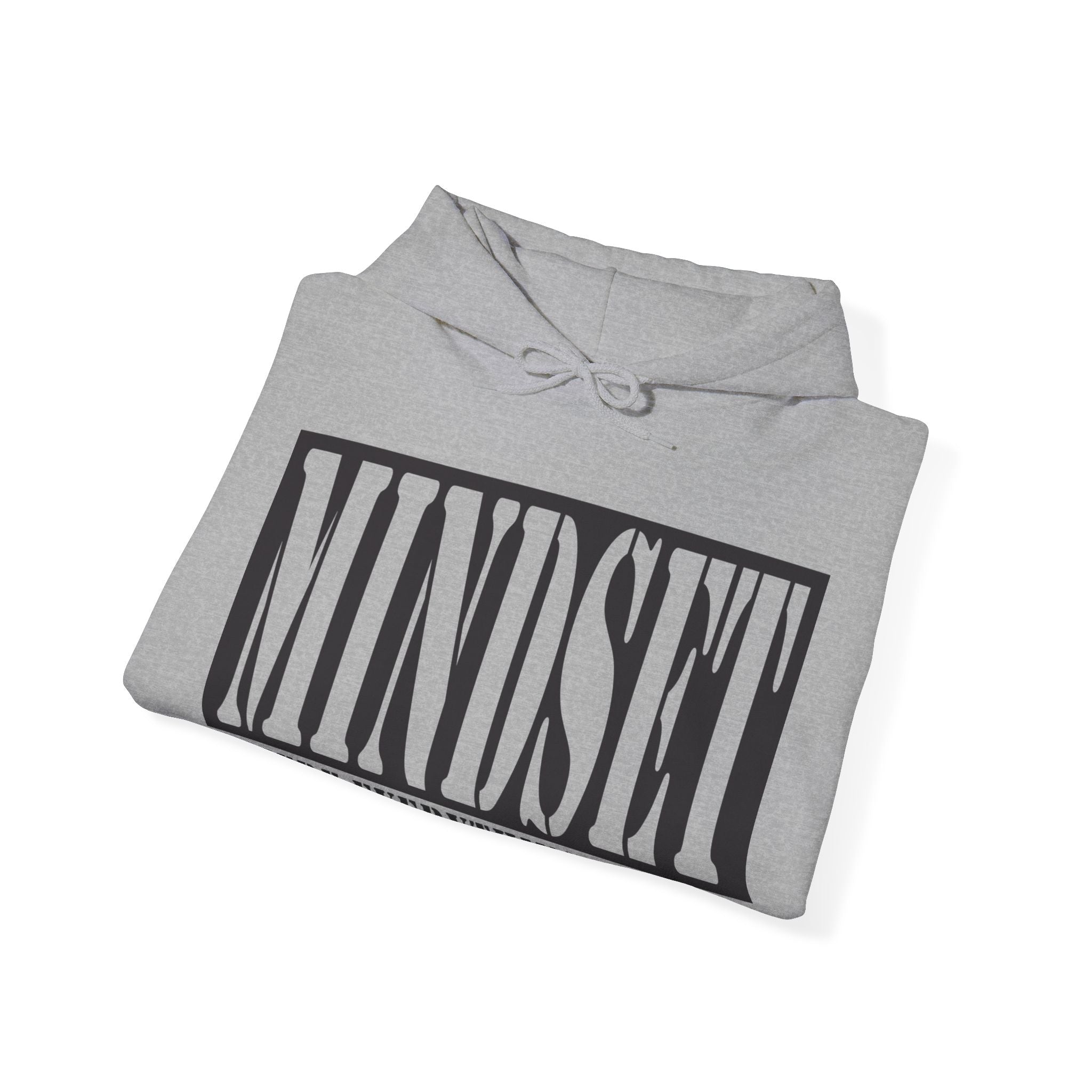 Mindset Stencil Black Logo Hoodies