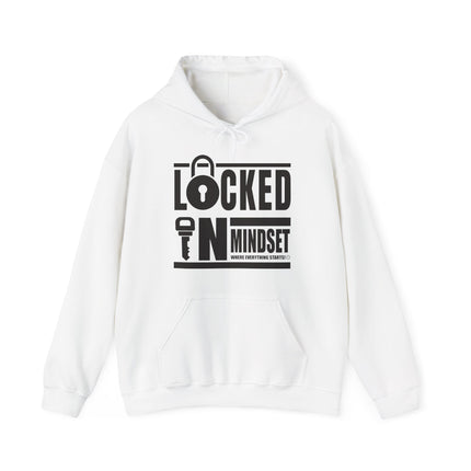 Locked In Mindset Hoodies (Black Logo)