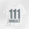 111 Mindset T-Shirt (Mettalic Gray Logo)