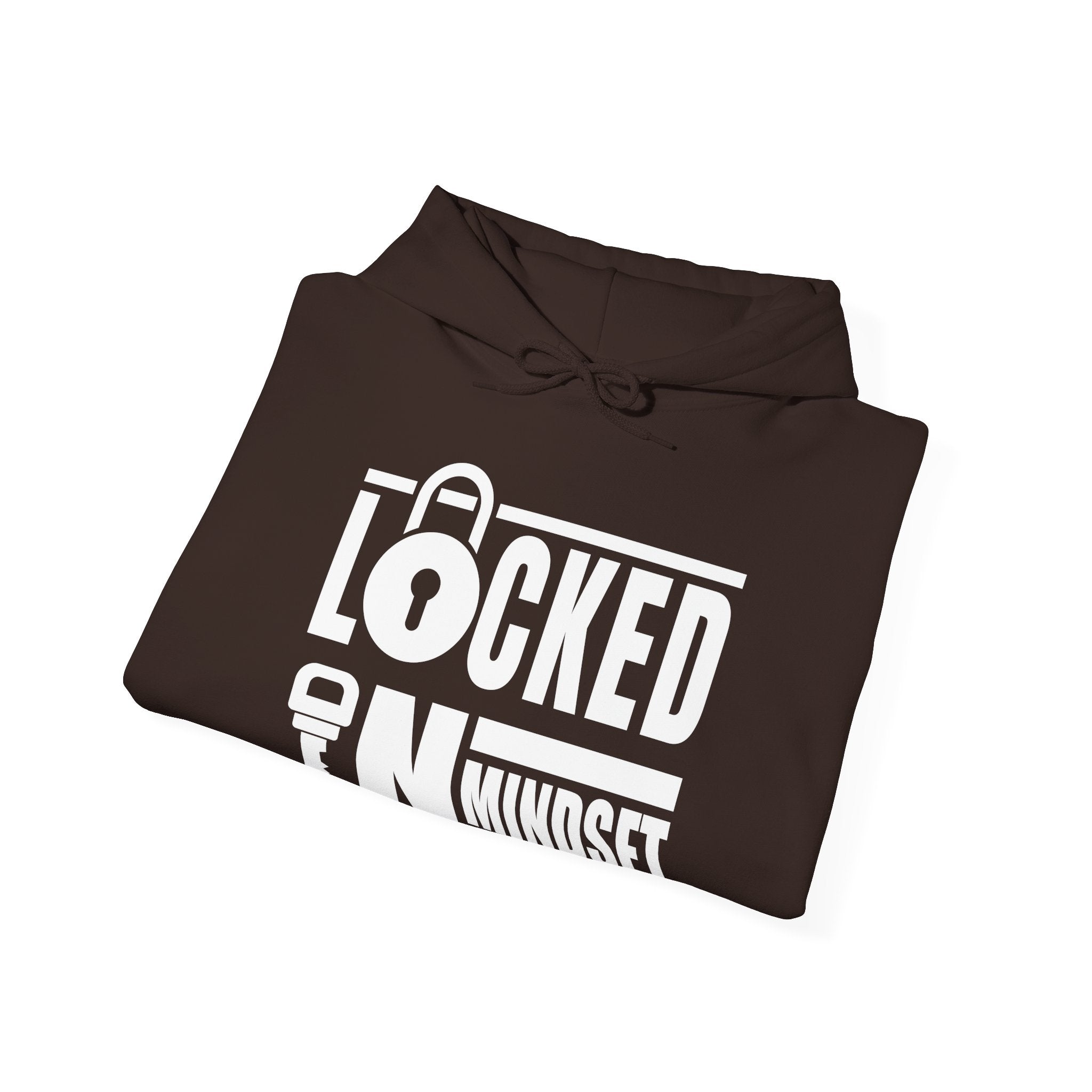 Locked In Mindset Hoodies (White Logo)