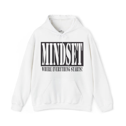 Mindset Stencil Black Logo Hoodies