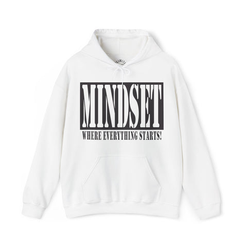 Mindset Stencil Black Logo Hoodies