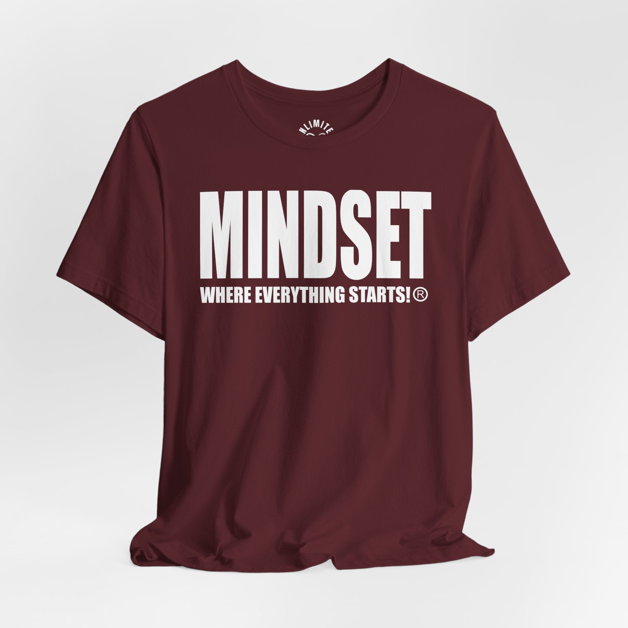 Mindset Trademark T-Shirt (WHITE LOGO)