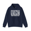 Mindset Stencil White Logo Hoodies