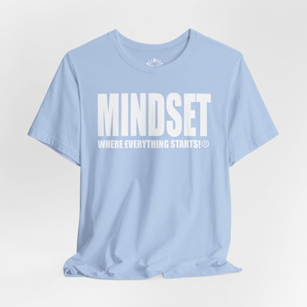 Mindset Trademark T-Shirt (WHITE LOGO)