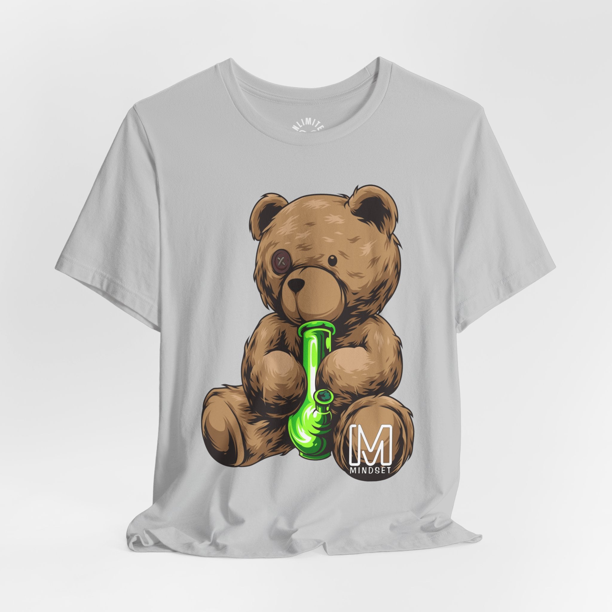 Mindset Bear With Bong T-shirt