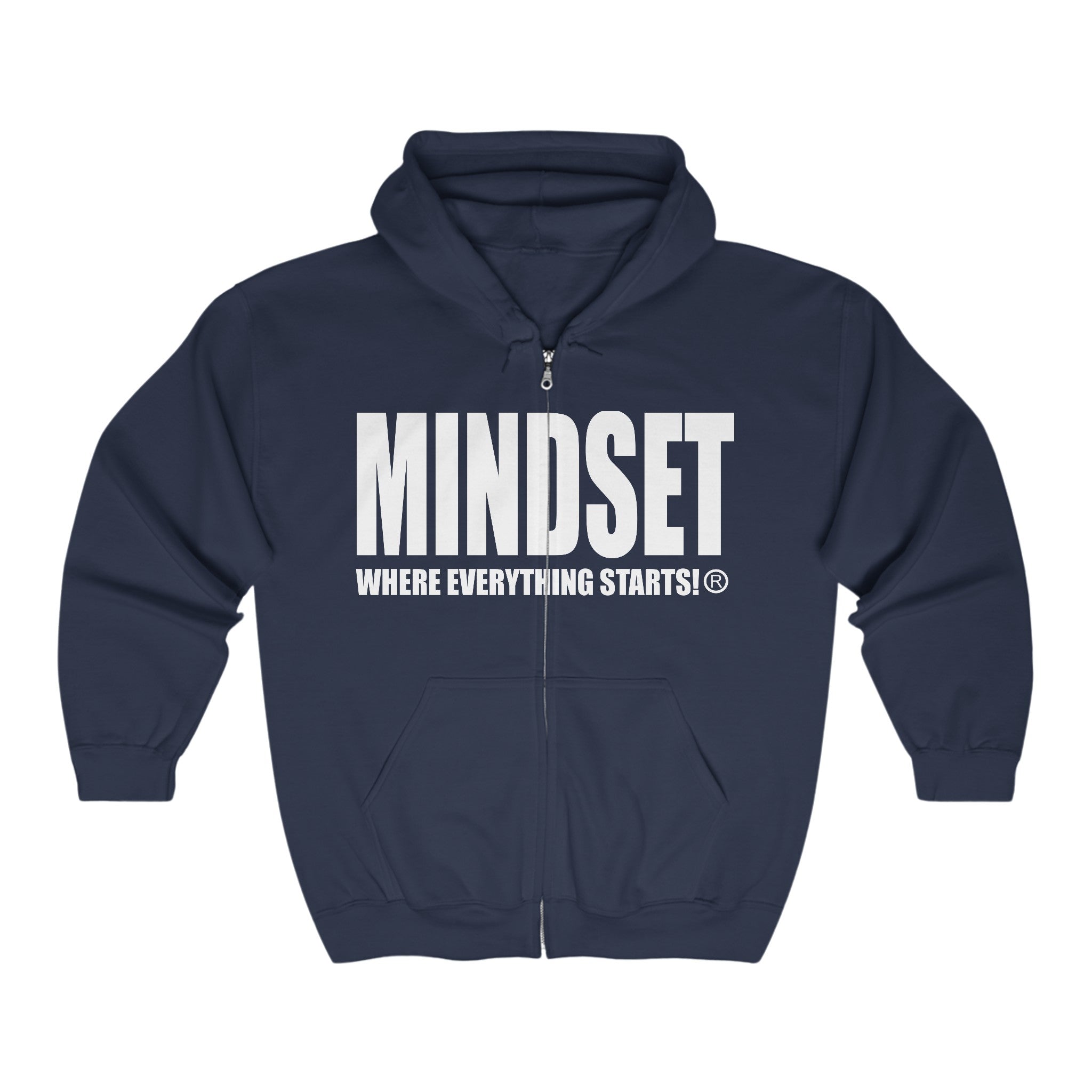 Mindset's Heavy Blend Zip-Up Hooded Sweatshirt