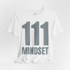 111 Mindset T-Shirt (Mettalic Gray Logo)