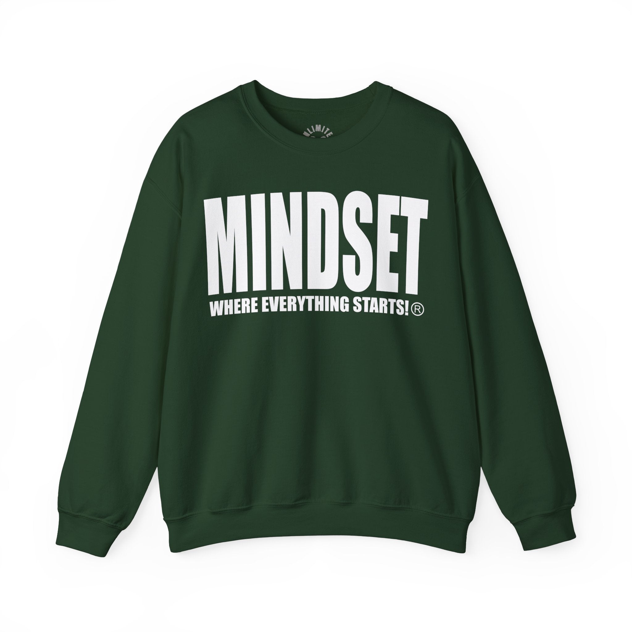 Mindset Crewneck Sweatshirt - White Logo