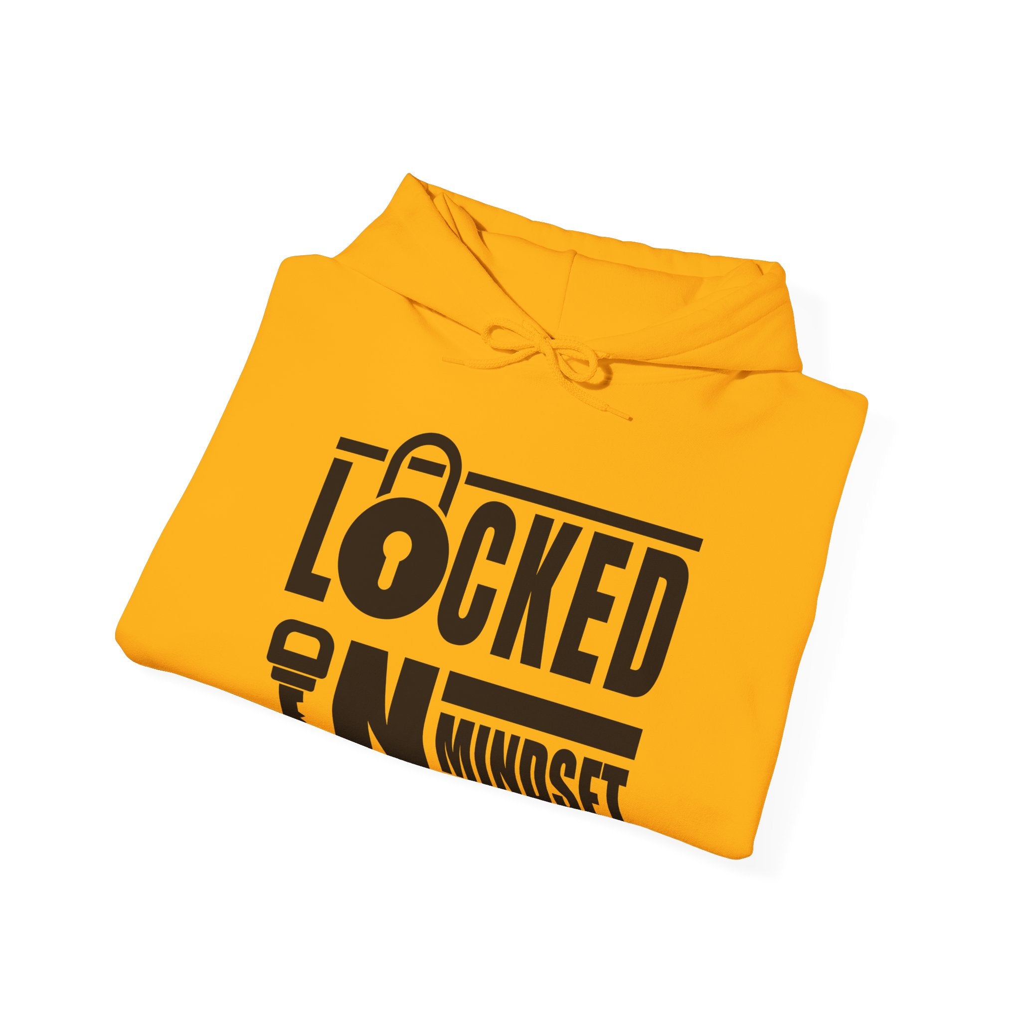 Locked In Mindset Hoodies (Black Logo)