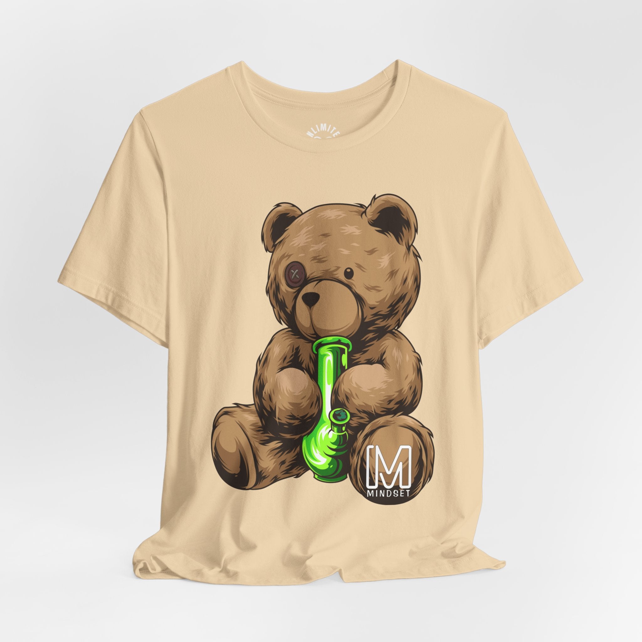 Mindset Bear With Bong T-shirt