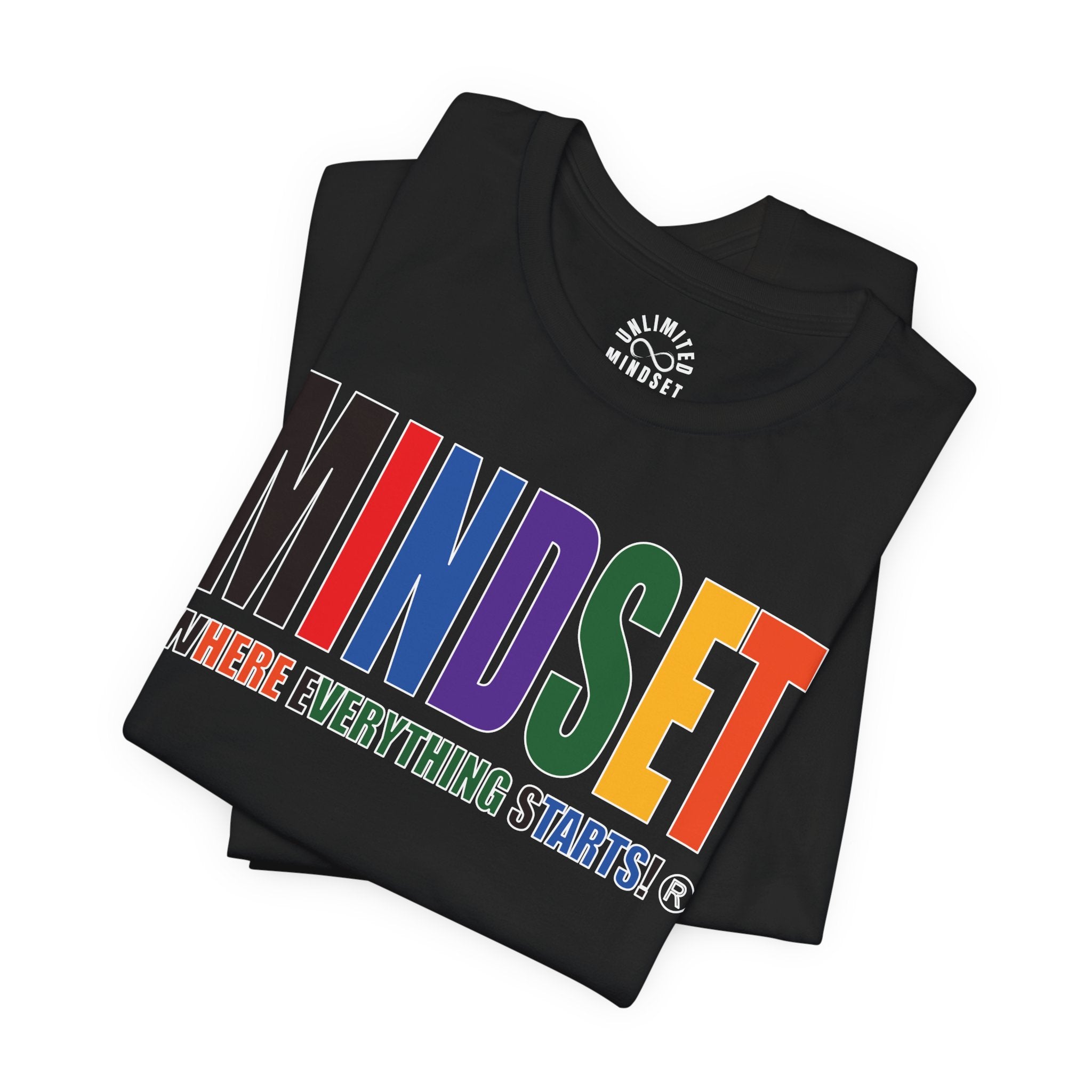 Mindset Official Trademark T-shirt (MULTICOLOR LOGO 2)