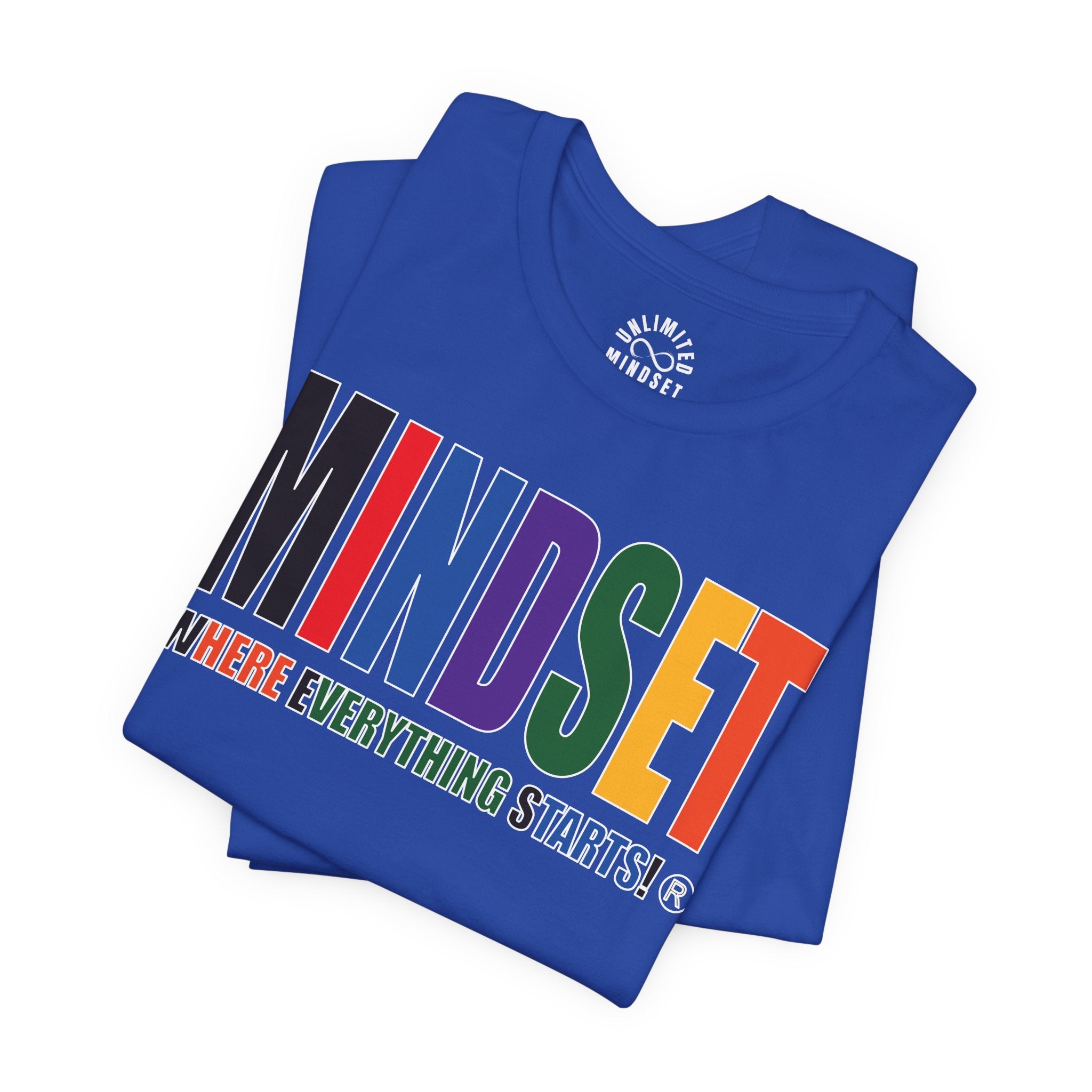 Mindset Official Trademark T-shirt (MULTICOLOR LOGO 2)