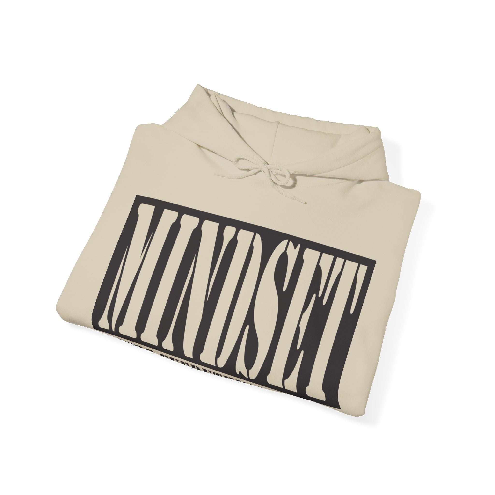 Mindset Stencil Black Logo Hoodies