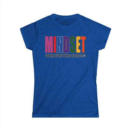 Mindset Official Trademark Women's Softstyle Tee (MULTICOLOR LOGO)